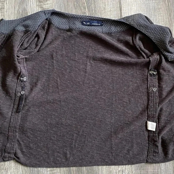 Blue Willis Life Women's Medium‎ Zip Cardigan Sweater Brown - Picture 7 of 16